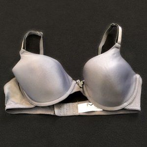 nwot MAIDENFORM underwire demi tshirt bra grey